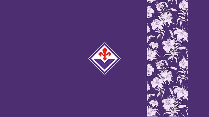 ACF Fiorentina, fiorentina, violets, lilies, purples, HD wallpaper