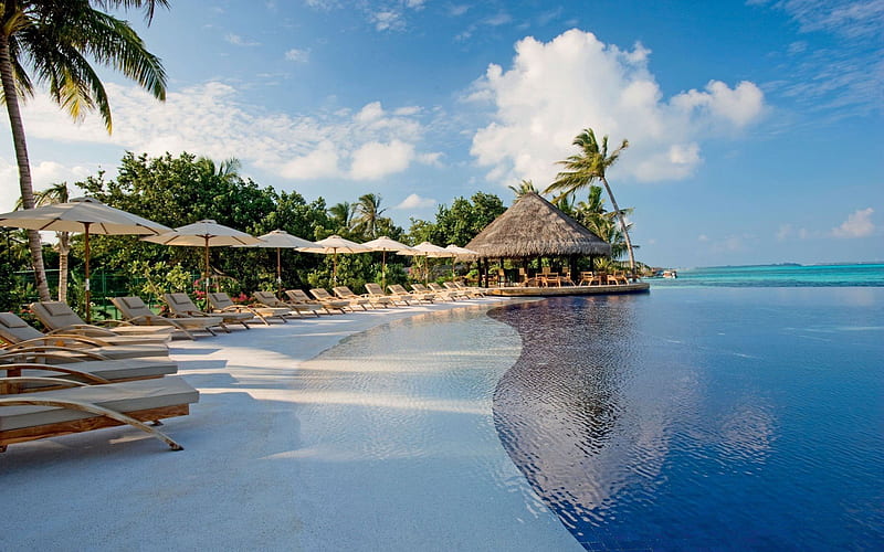 caribbean sea, hotels, dominican republic, tropical island, stay, HD wallpaper
