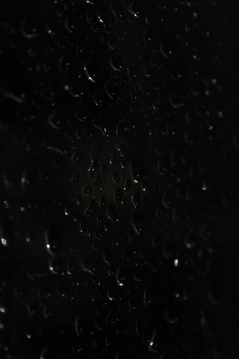 Dark, Gotas de agua, HD phone wallpaper