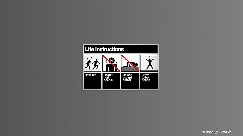 life instructions, live, enjoy, instructions, life, happy, HD wallpaper