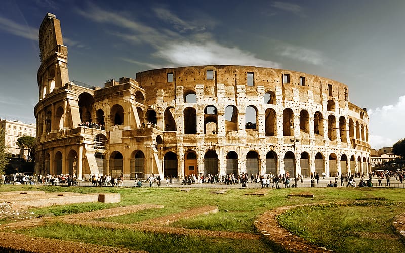 Architecture, Monuments, Colosseum, Building, HD wallpaper