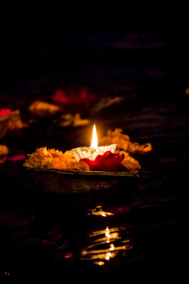 Happy Diwali, candle, candles, greetings, light wishes, HD phone wallpaper