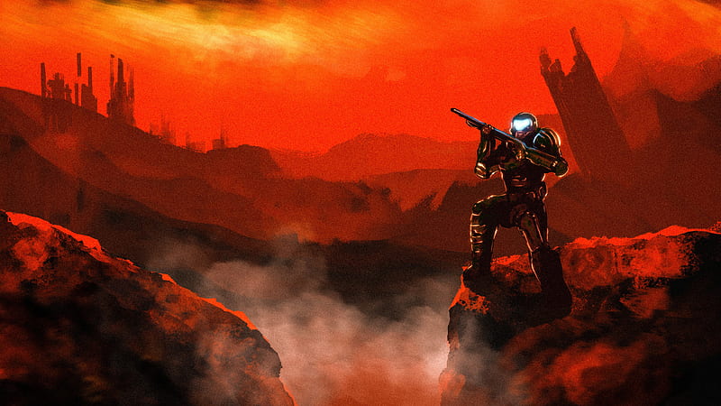 Doom Doom Slayer, HD wallpaper