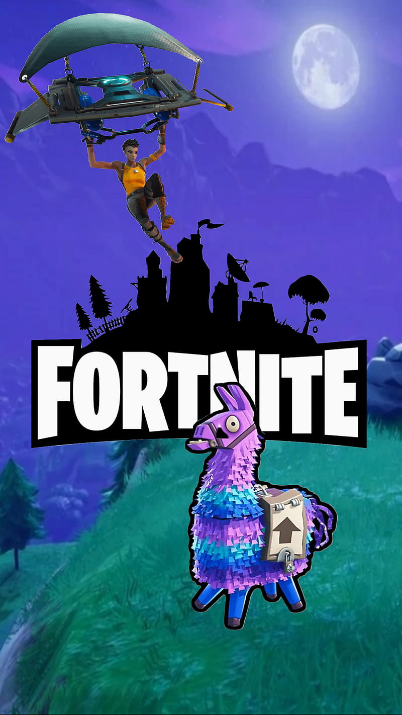 Llama Fortnite 4K Phone iPhone Wallpaper #6120a