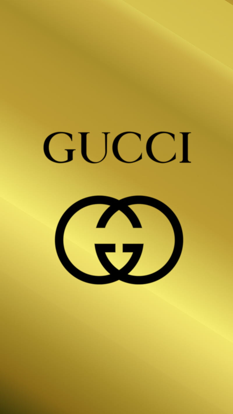 Golden Gucci Logo, gold, gucci, logo, marks, supreme, royal, HD phone  wallpaper