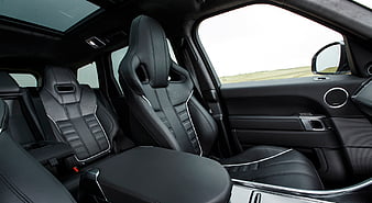 2015 Range Rover Sport SVR - Ebony Black - Interior , car, HD wallpaper