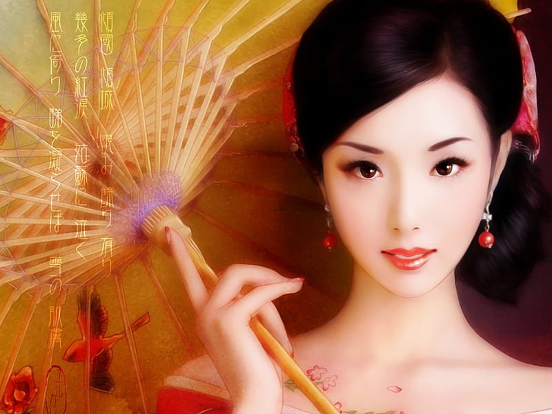 Doll skin, pretty, japanese, people, face, chinese, woman, doll, HD wallpaper