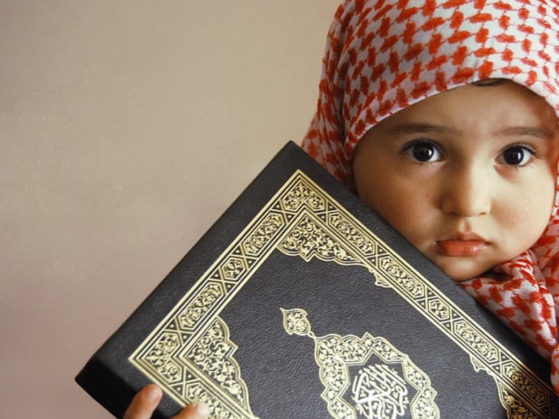 A Muslim Baby, cute, cool, quran, baby, HD wallpaper | Peakpx