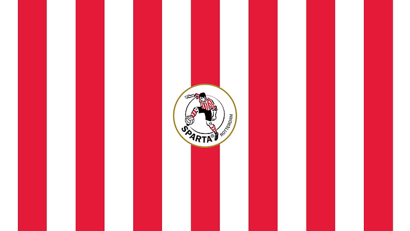 Emblem Logo Soccer Sparta Rotterdam, HD wallpaper