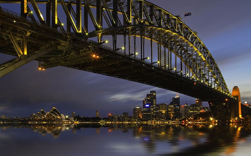 Bridges, , Sydney Harbour Bridge, HD wallpaper