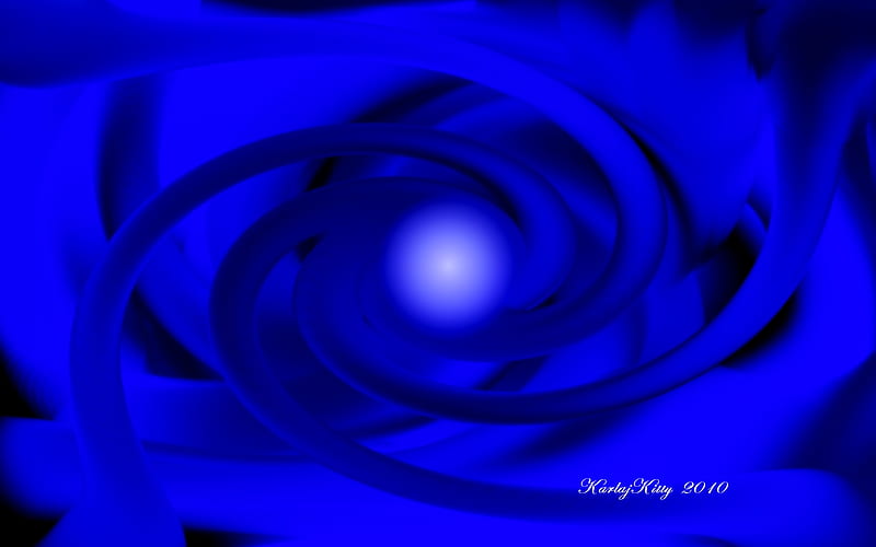 Swirliverse, airbrush, 3d, swirl, cg, black, abstract, blue, HD wallpaper