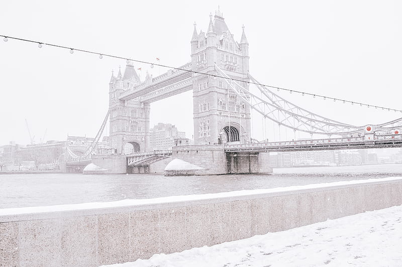 London Bridge, city, new, snow, winter, HD wallpaper | Peakpx