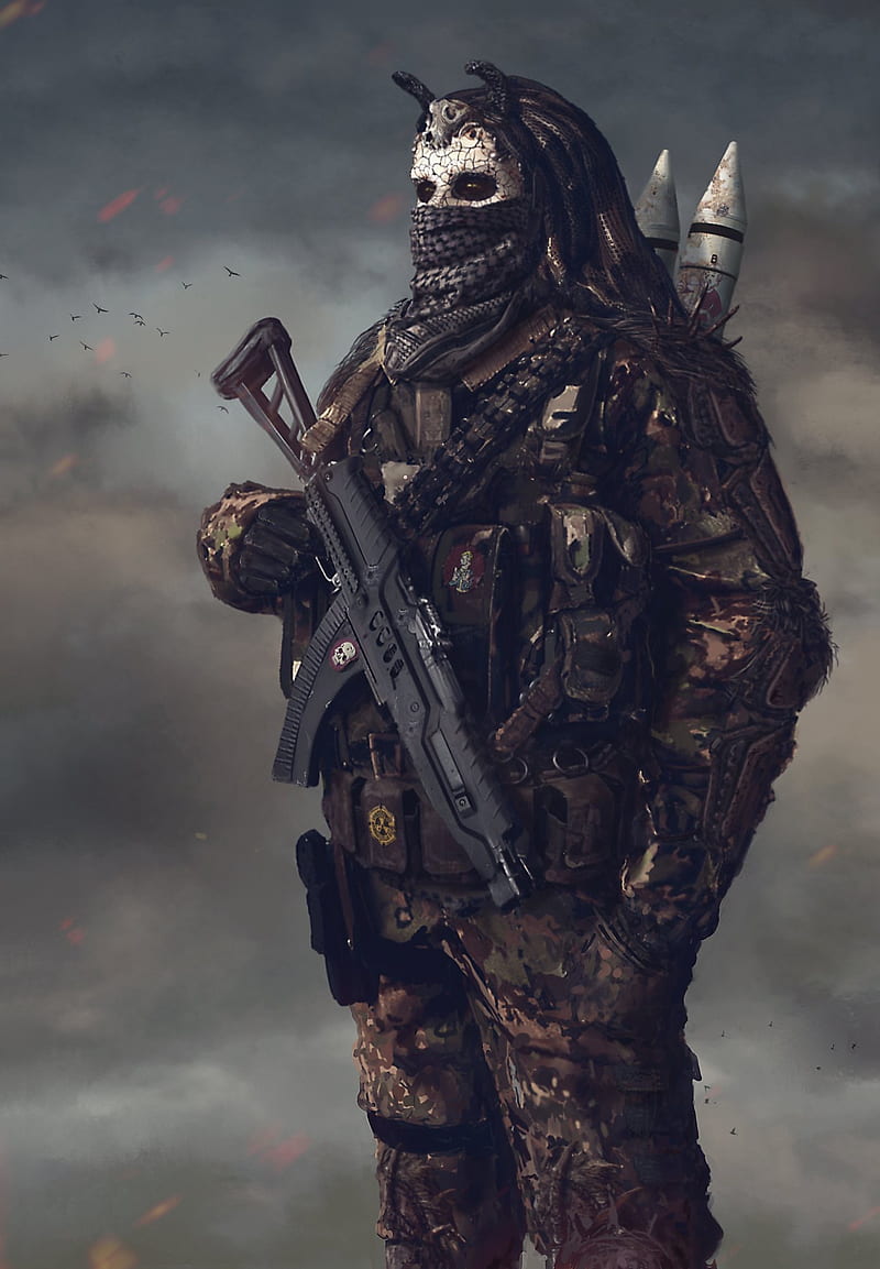 Deadly Soldier, deadly, soldier, HD phone wallpaper