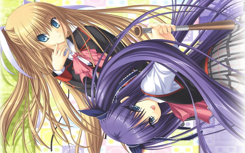 Rivals, New, Anime, Wall, Little Busters EX, Sasagami, Beauty, Game, Saya, HD wallpaper