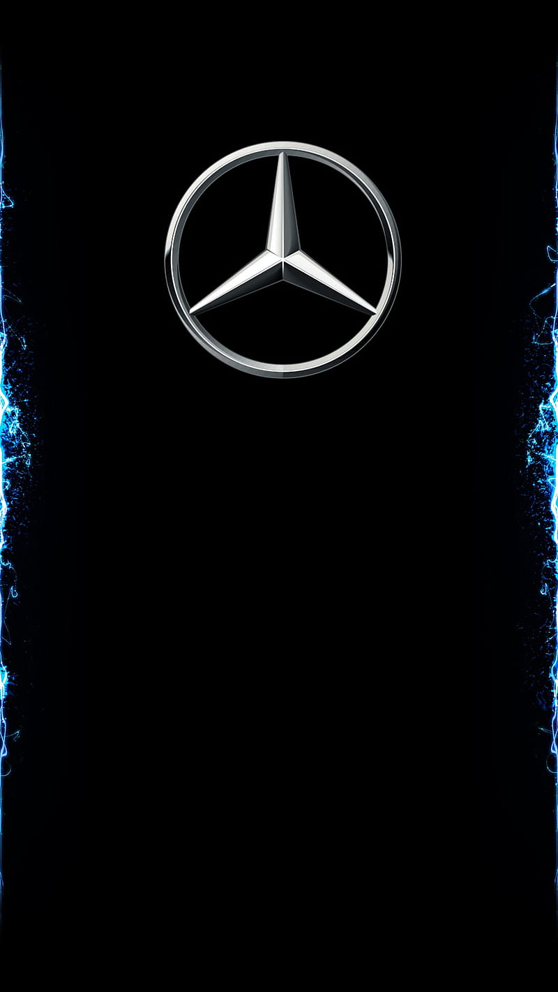 Mercedes paint, led, light, mercedes, mercedes benz, painting, s7, s7 edge, samsung, samsung galaxy, HD phone wallpaper