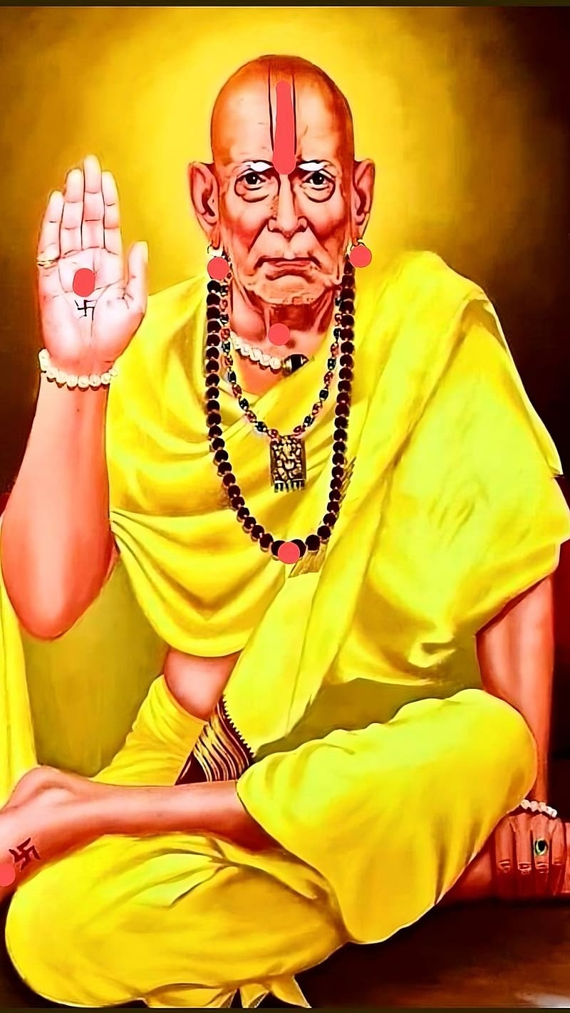 Swami Samarth, swami, lord, god, HD phone wallpaper | Peakpx