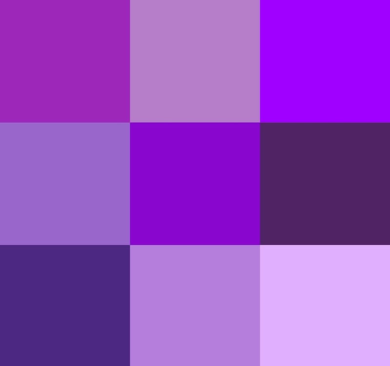 Violets, Colors, Violetes, Tones, Variations, HD wallpaper