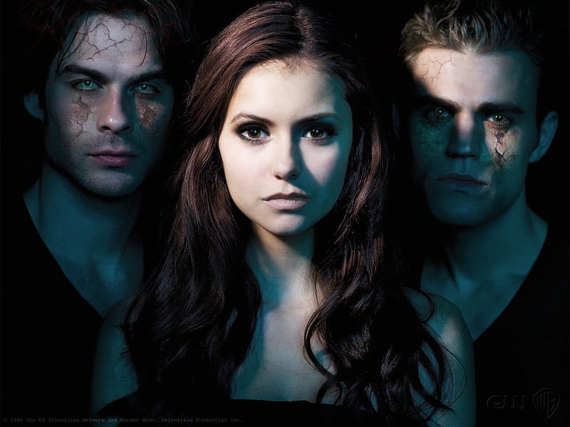 The Vampire Diaries, diaries, Elena, tv series, Damon, stefan, vampire, HD wallpaper