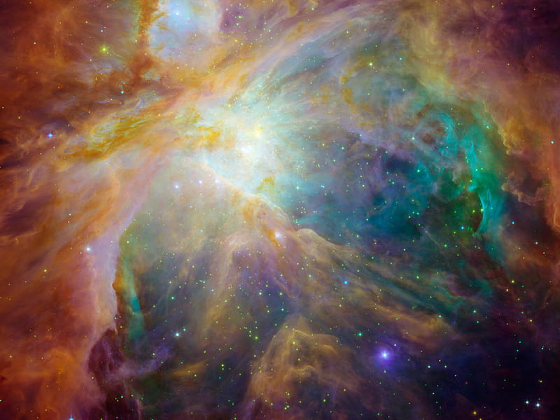 Nebula, orion, space, stars, HD wallpaper
