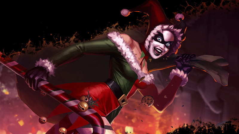 Harley Quinn Infinite Crisis Christmas Costume Halloween Costume, HD wallpaper