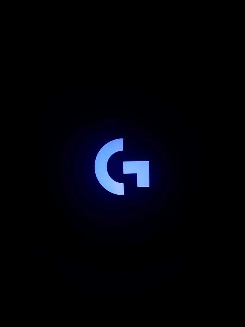 Logitech G LightBlue, blue, brand, dark, g102, gaming, logitechg, logo, mouse, peripherals, HD phone wallpaper