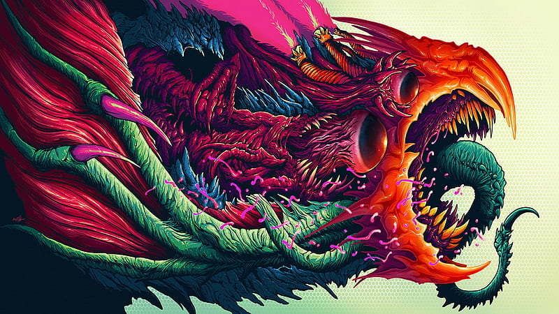 Psychedelic Artistic Creature Trippy, HD wallpaper