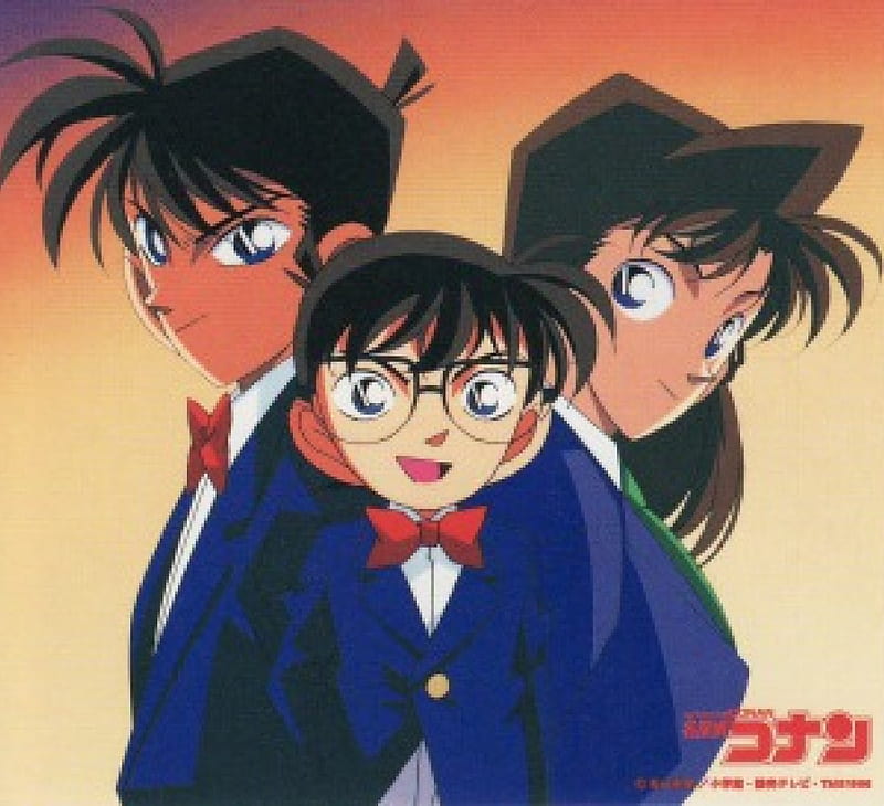 Detective Conan, Shinichi Kudo, Ran Mouri, Female, Conan Edogawa, Male, HD wallpaper