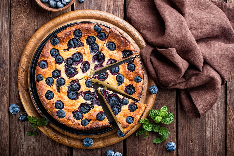 Food, Pie, Berry, Blueberry, Fruit, Still Life, Baking, HD wallpaper
