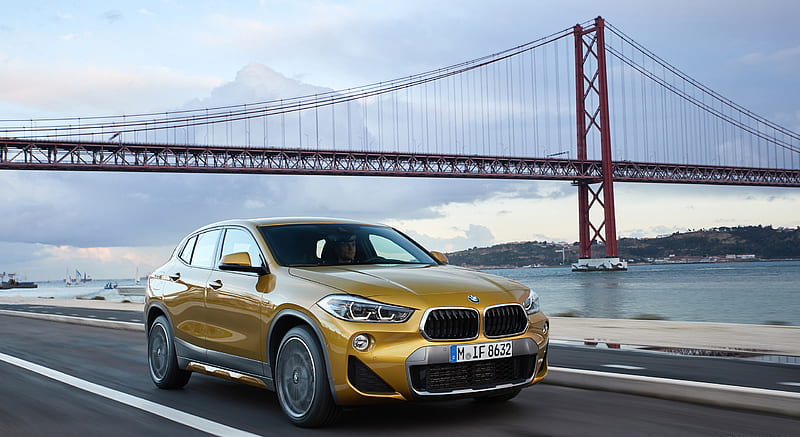 2018 BMW X2 xDrive20d M Sport X (Color: Galvanic Gold) - Front Three-Quarter , car, HD wallpaper