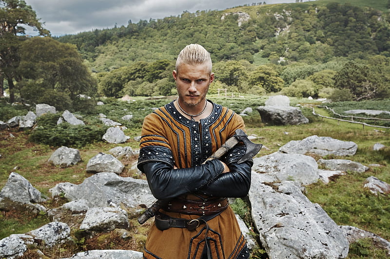 alexander ludwig, vikings, series, bjorn ironside, HD wallpaper
