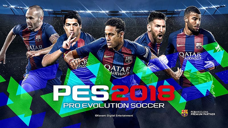 Video Game, Fc Barcelona, Pro Evolution Soccer 2018, HD wallpaper