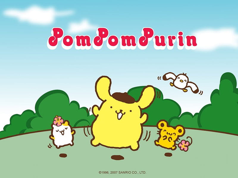 Pom Pom Purin, Cute, Puppy, kawaii, Dog, HD wallpaper