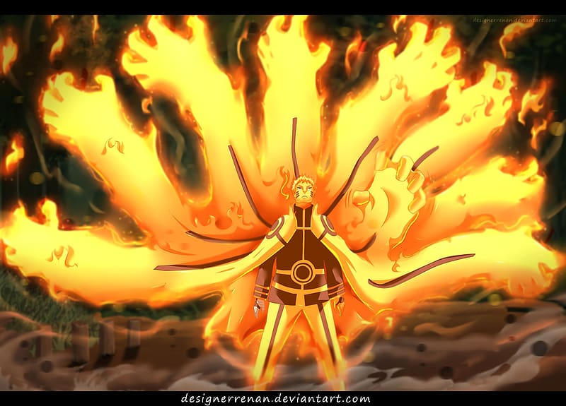 Anime, Naruto, Naruto Uzumaki, Sage Of Six Paths, HD wallpaper