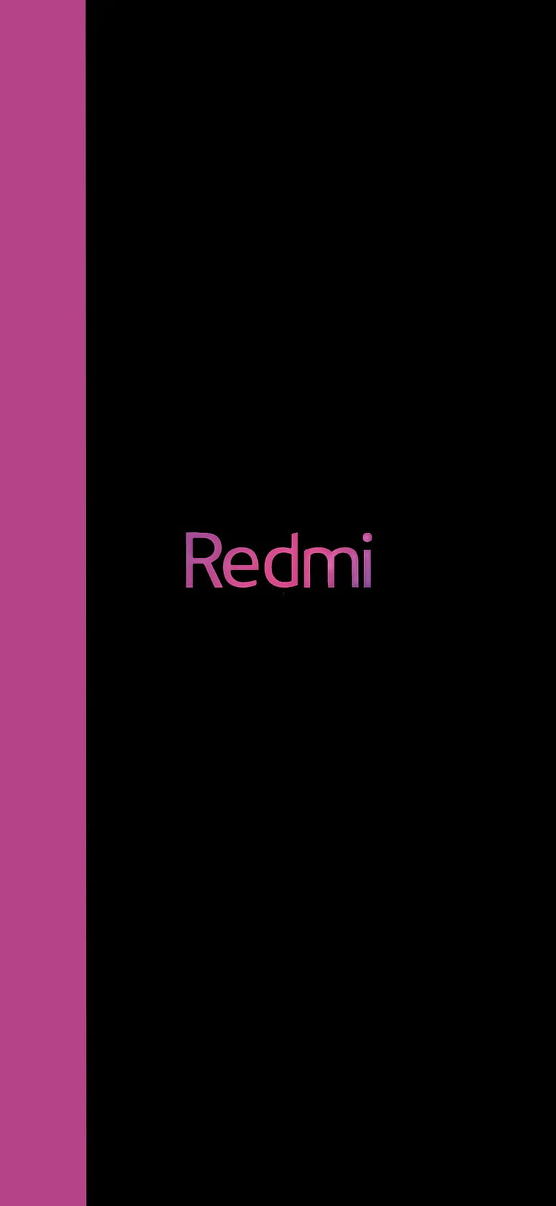 Redmi Logo, amoled, black, edge redmi k20, redmi note 7, simple, xiaomi  redmi, HD phone wallpaper | Peakpx