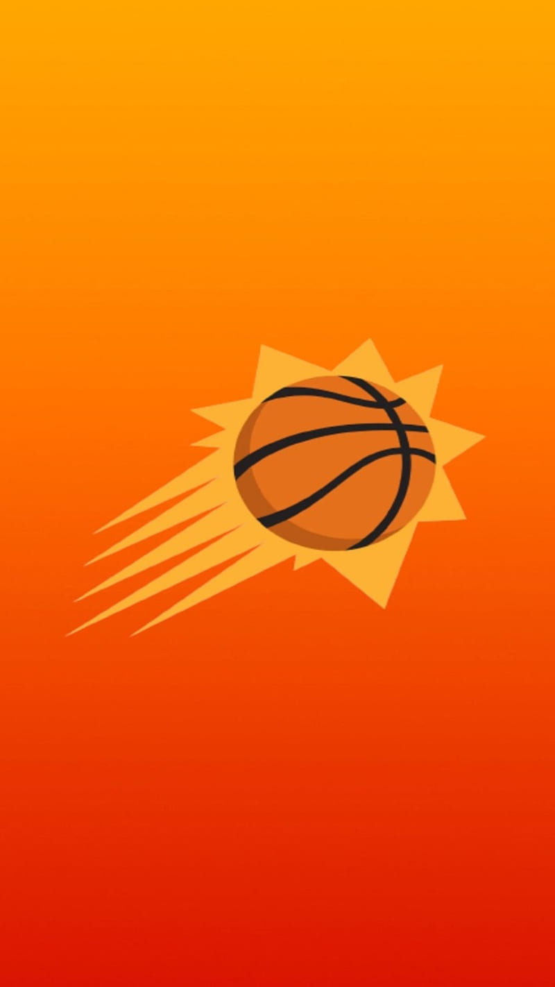 Phoenix Suns, basketball, nba, orange, HD phone wallpaper