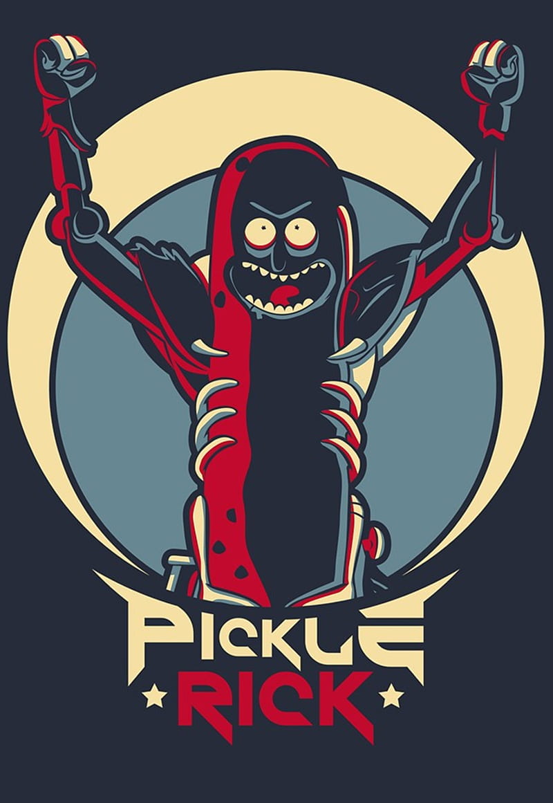 Rick and Morty 4 (Pickle Rick) : r/MobileWallpaper