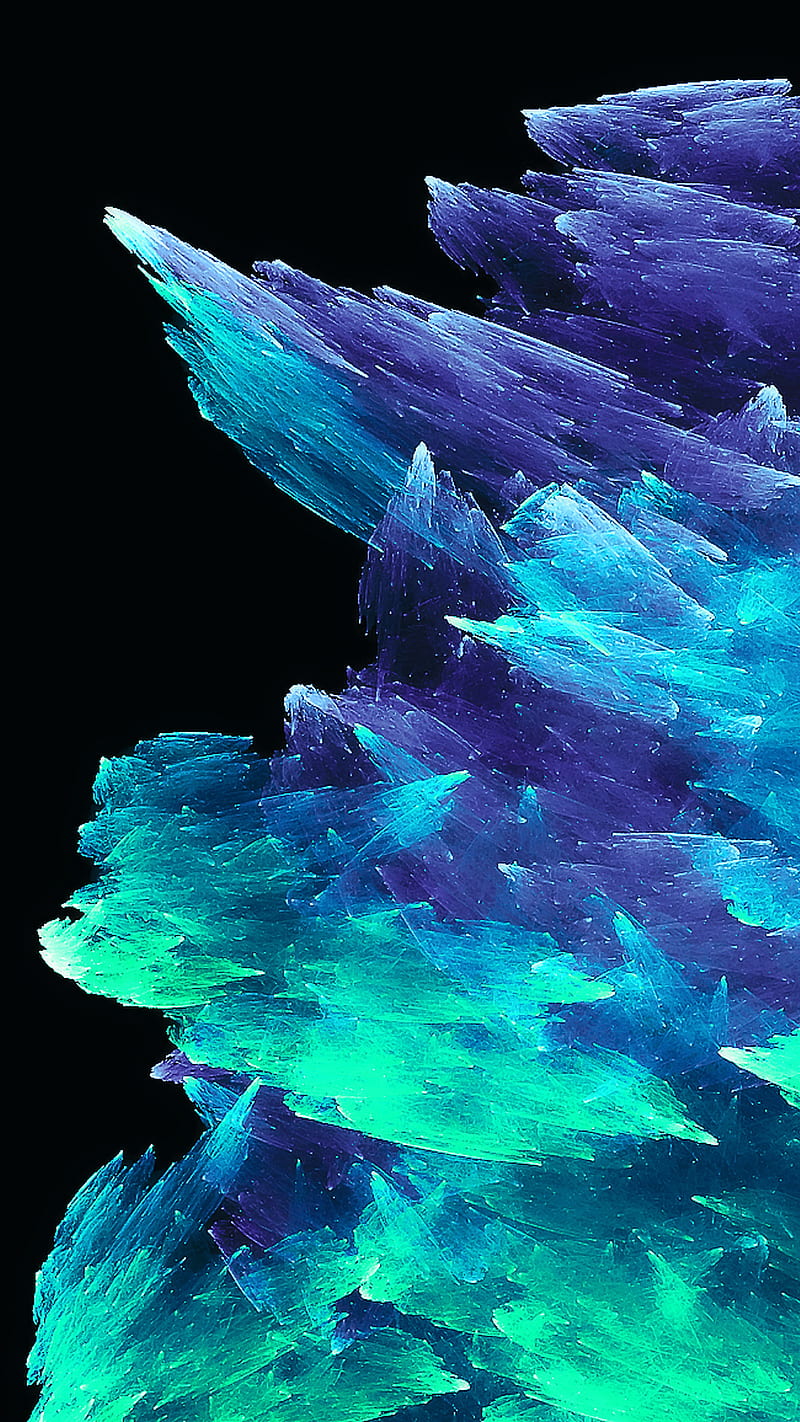 Abstract Diamond, blue, kristal, HD phone wallpaper