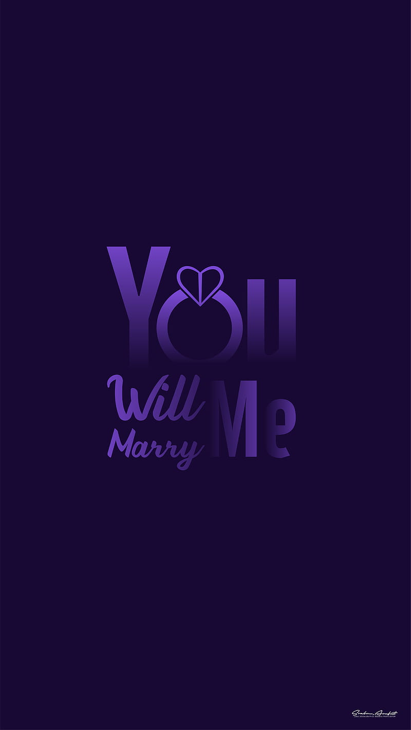 You will marry me, blue, finger ring, light, married, marry, marry me, text, themes, typography, HD phone wallpaper