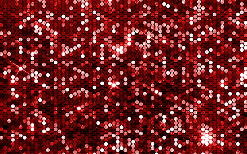 red mosaic background, abstract art, mosaic patterns, red circles background, mosaic textures, background with mosaic, circles patterns, red backgrounds, HD wallpaper