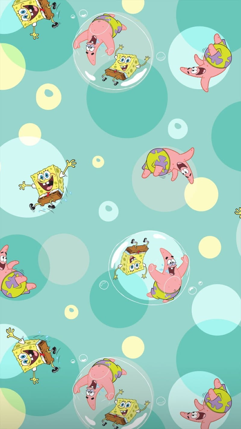 SB and P, cute, mobile, nickelodeon, patrick star, spongebob squarepants,  HD phone wallpaper | Peakpx