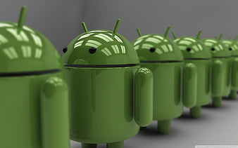 ataque android, tecnología, linux, android, Fondo de pantalla HD