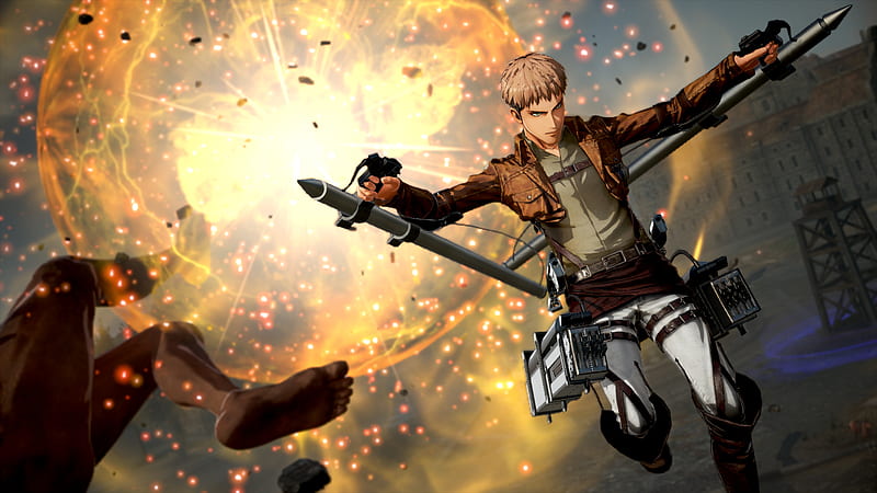 Jean Thunder Spear Attack on Titan 2, HD wallpaper