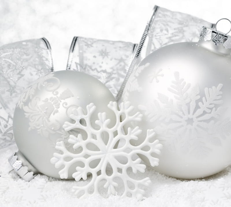 Merry christmas, bauble christmas, white decoration, xmas, HD wallpaper ...
