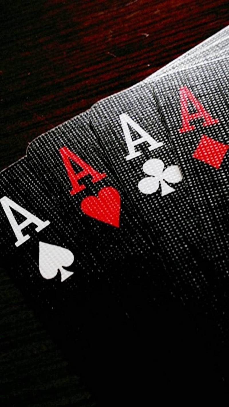 Full House, cards, card, poker, note, ace, plus, aces, HD phone wallpaper