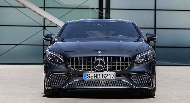 2018 Mercedes-AMG S65 Coupe (Color: Anthracite Blue Metallic) - Front , car, HD wallpaper