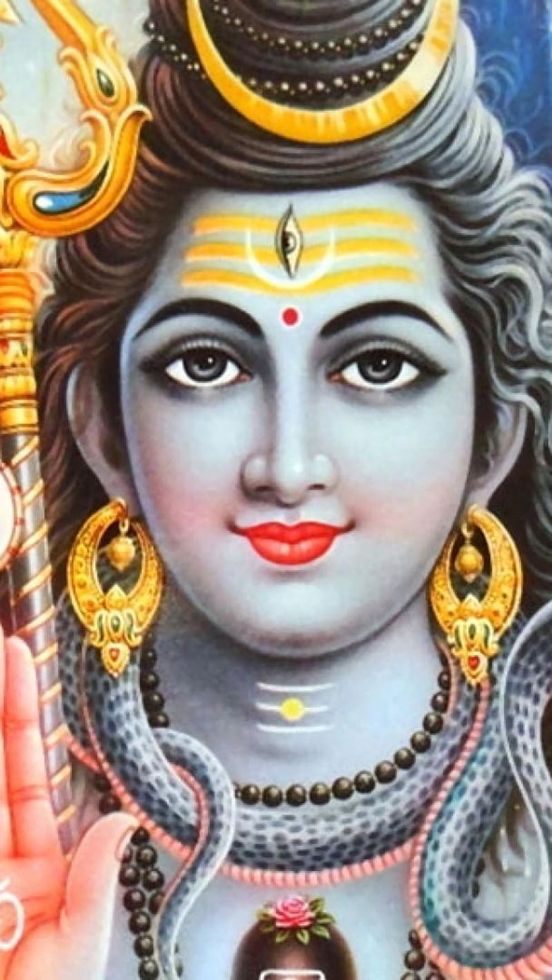 Shiv Thakur, shiva face, face, shiva, lord, god, HD phone wallpaper