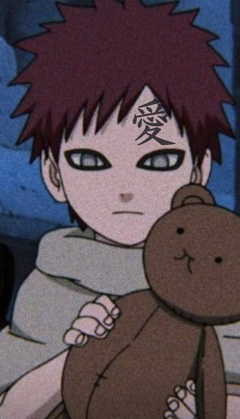 Gaara, love, anime, black, love, naruto, naruto shippuden, vila da