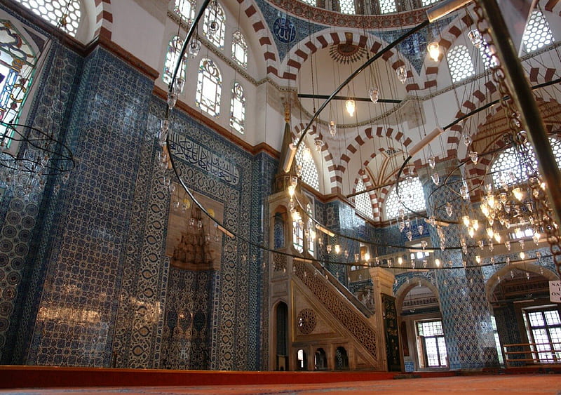 Rustem Pasha Mosque turkey, mosque, rustem, turkey, pasha, HD wallpaper