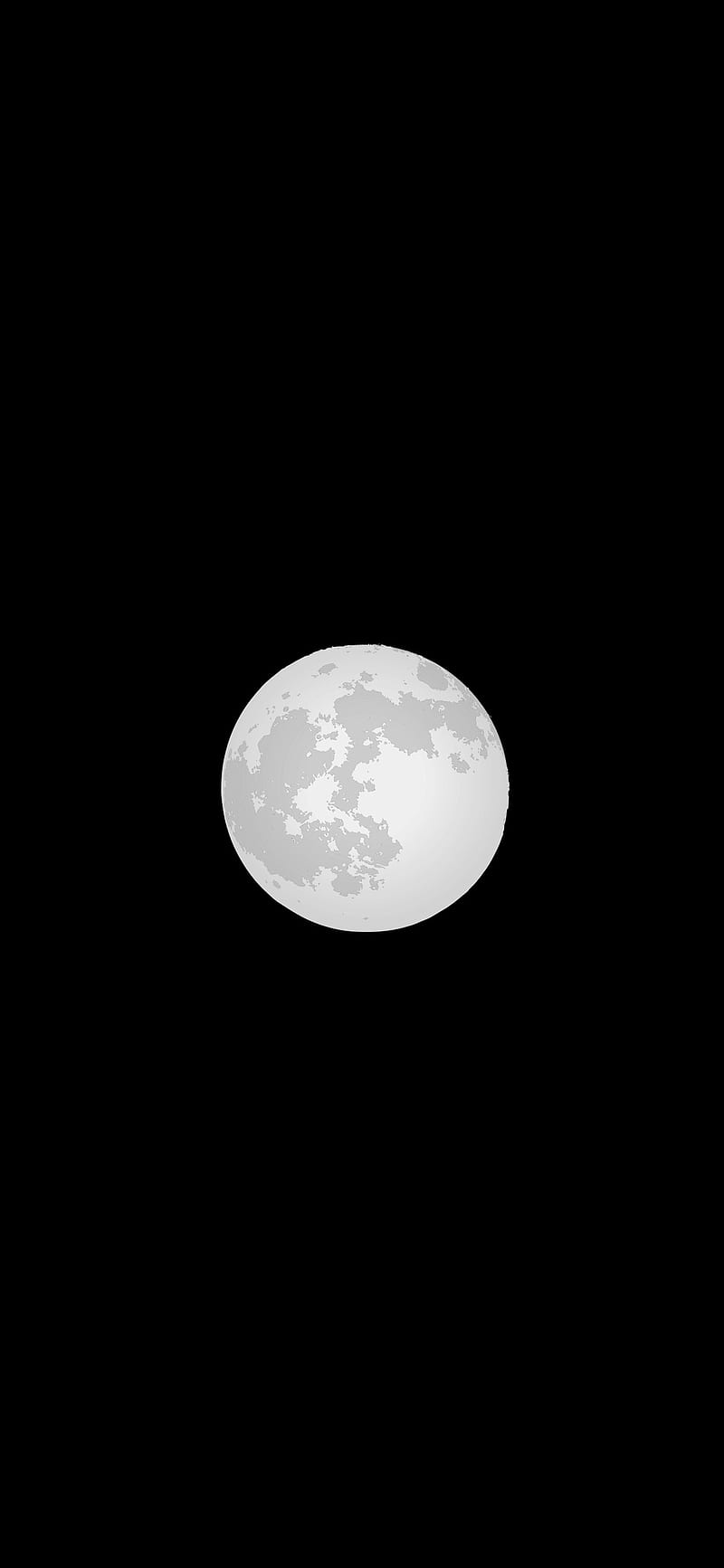 Black Moon, black minimalist, dark, minimalist, minimalist moon