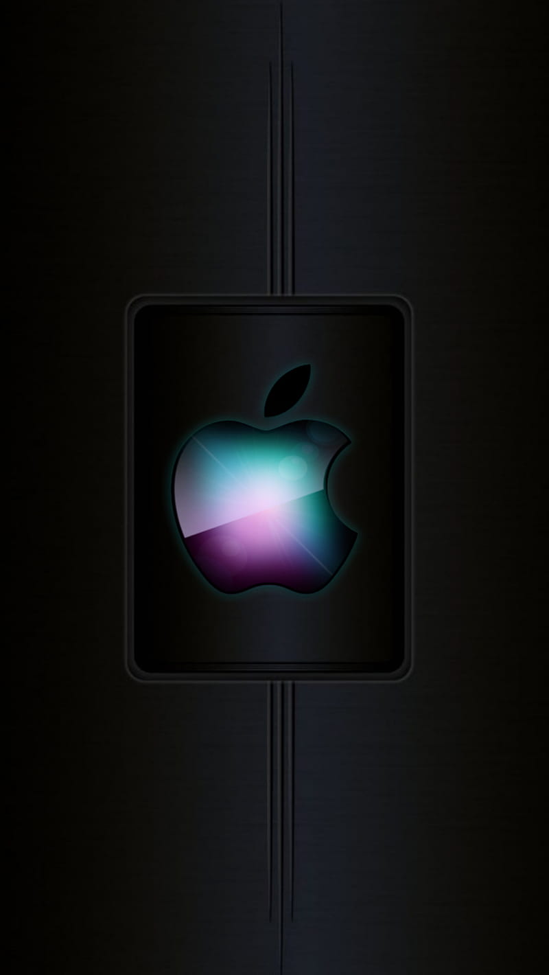 apple, abstract, black, logos, HD phone wallpaper